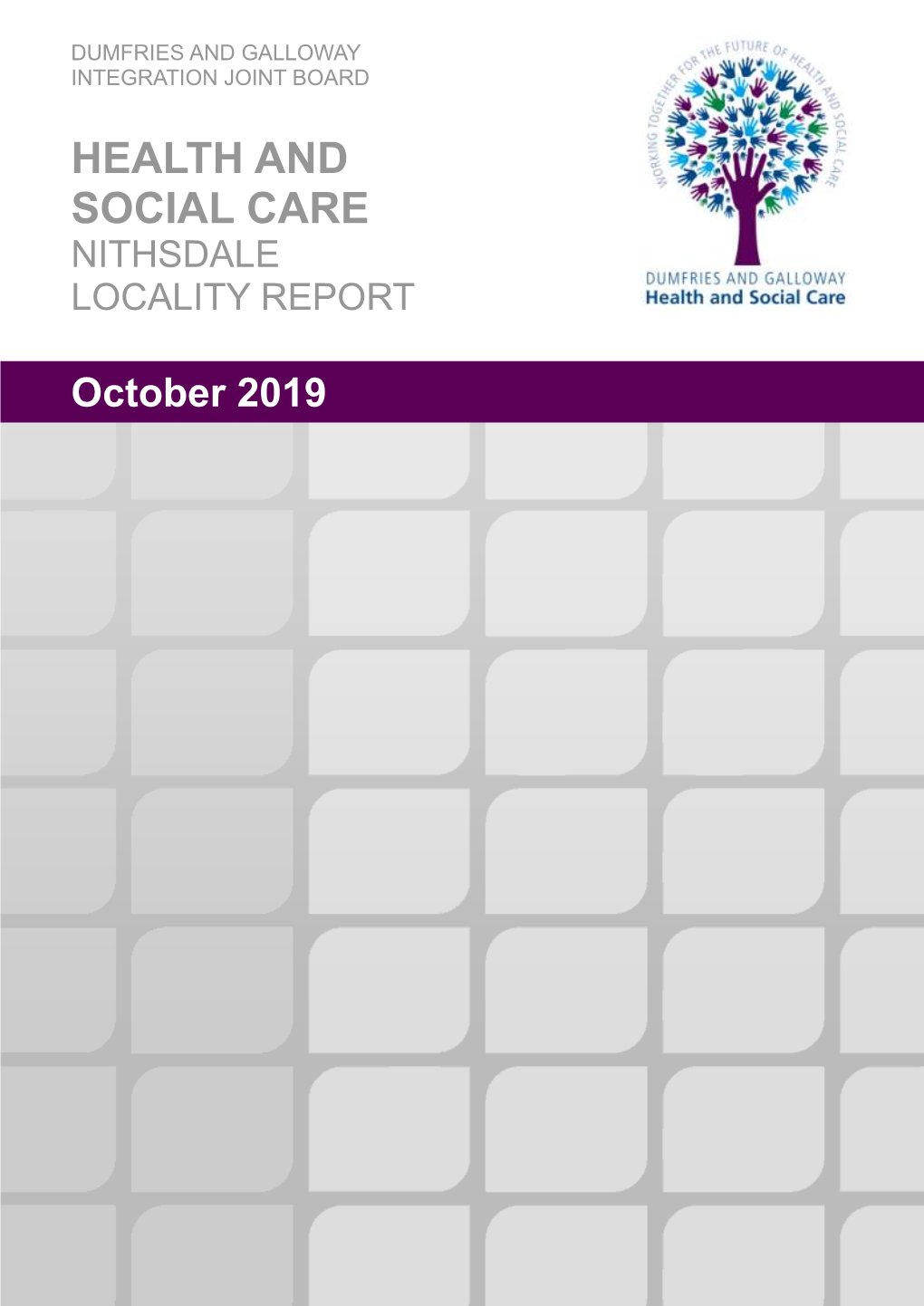 Health and Social Care Nithsdale Locality Report