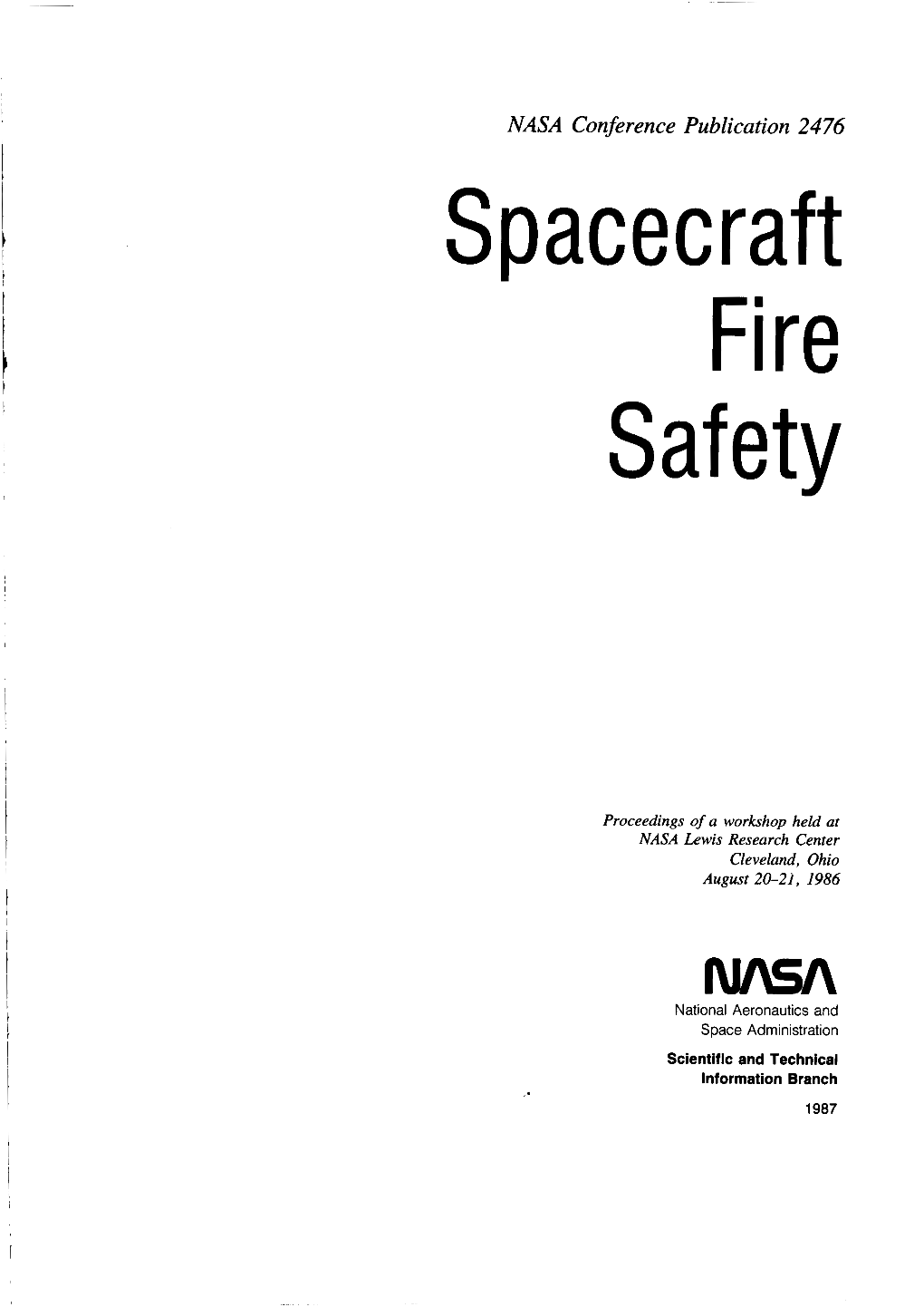 S Pace C Raft Fire Safety