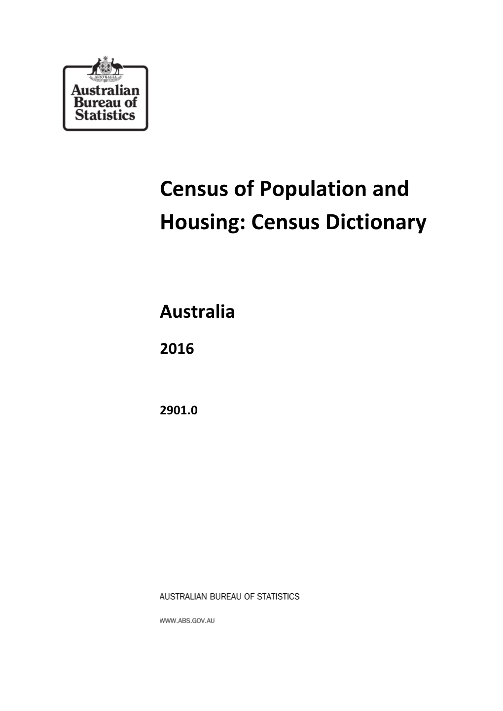 Census Dictionary