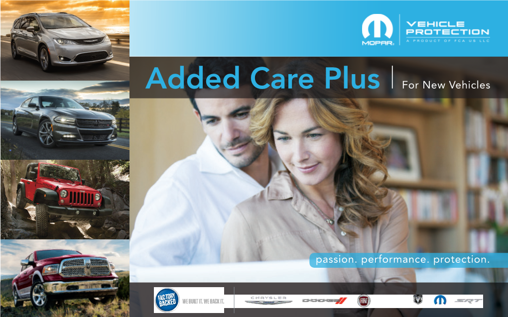 Added Care Plus for New Vehicles