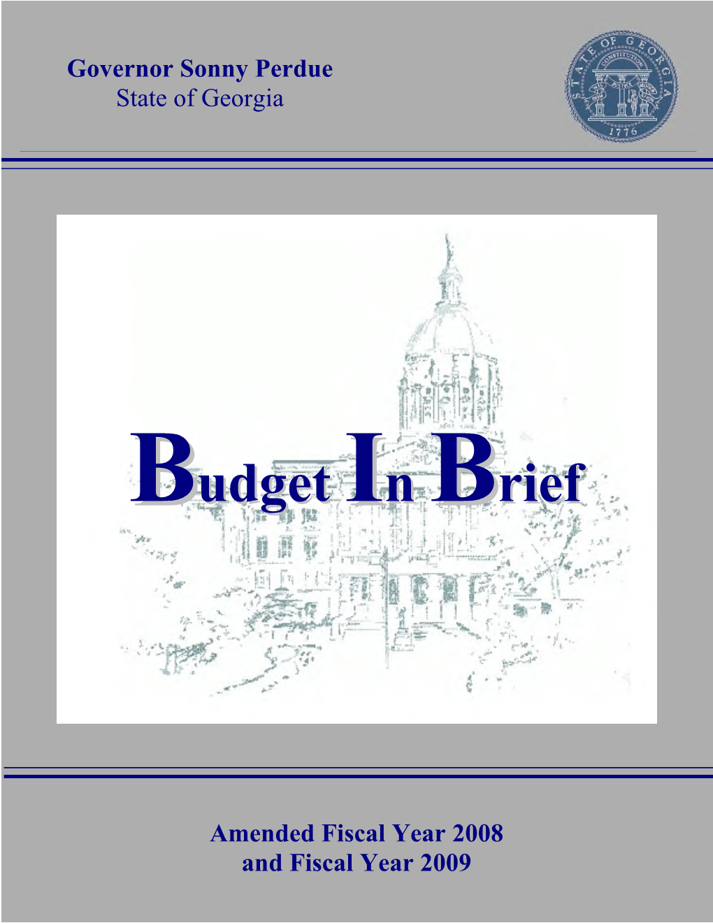 Budget in Brief ______