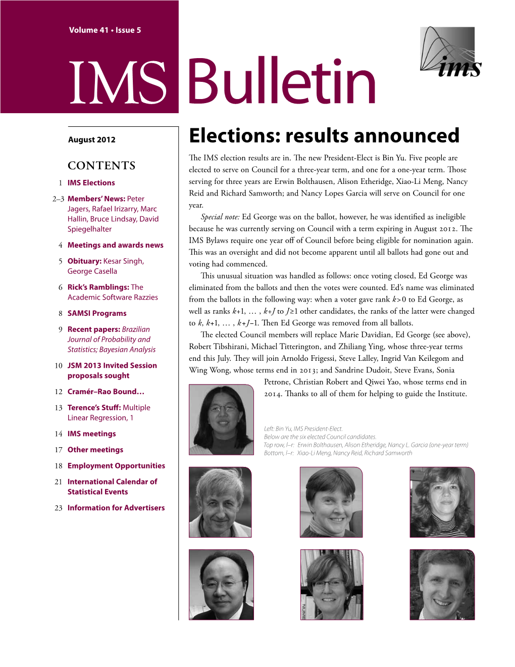 IMS Bulletin