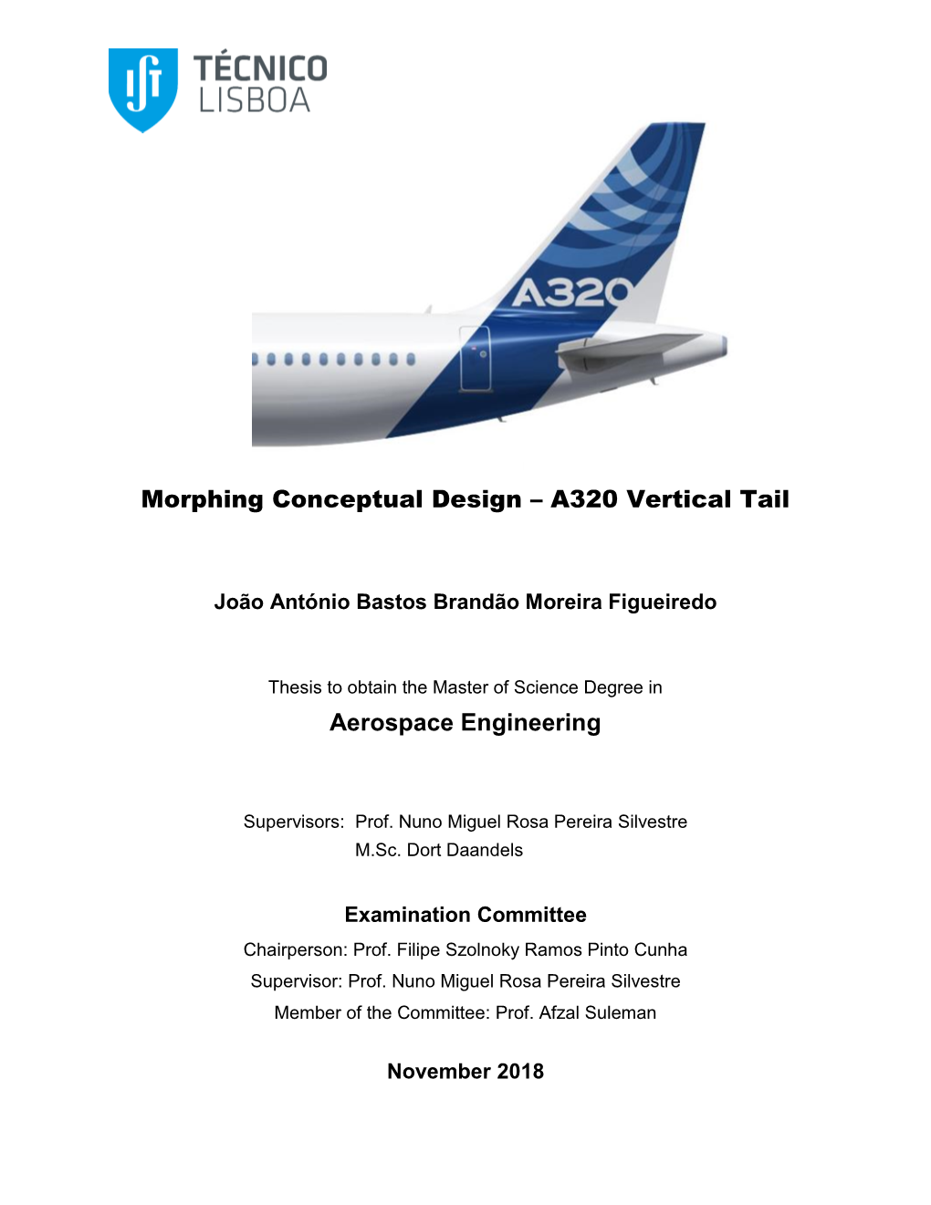 Morphing Conceptual Design – A320 Vertical Tail Aerospace Engineering