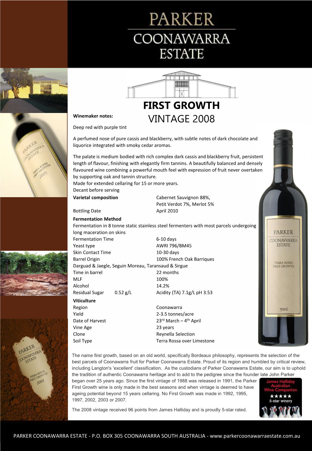 First Growth Vintage 2008 Media Reviews
