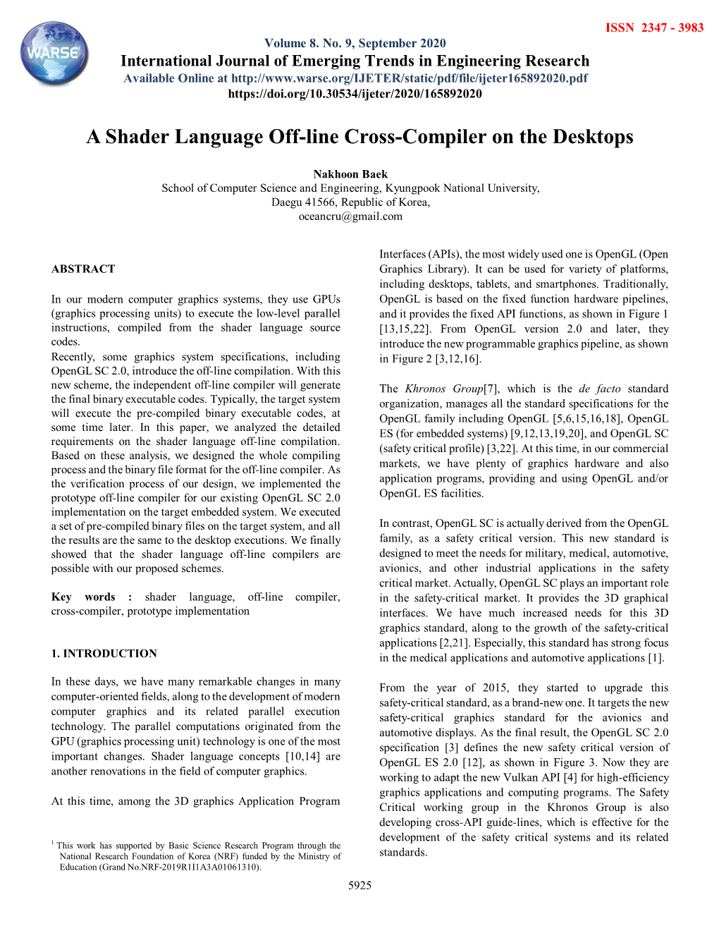 A Shader Language Off-Line Cross-Compiler on the Desktops