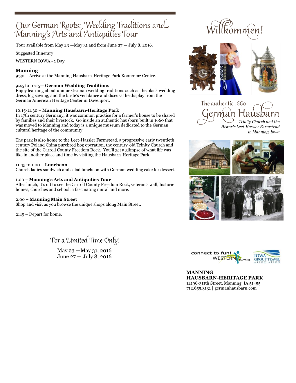 Wedding Traditions Itinerary Group Tour