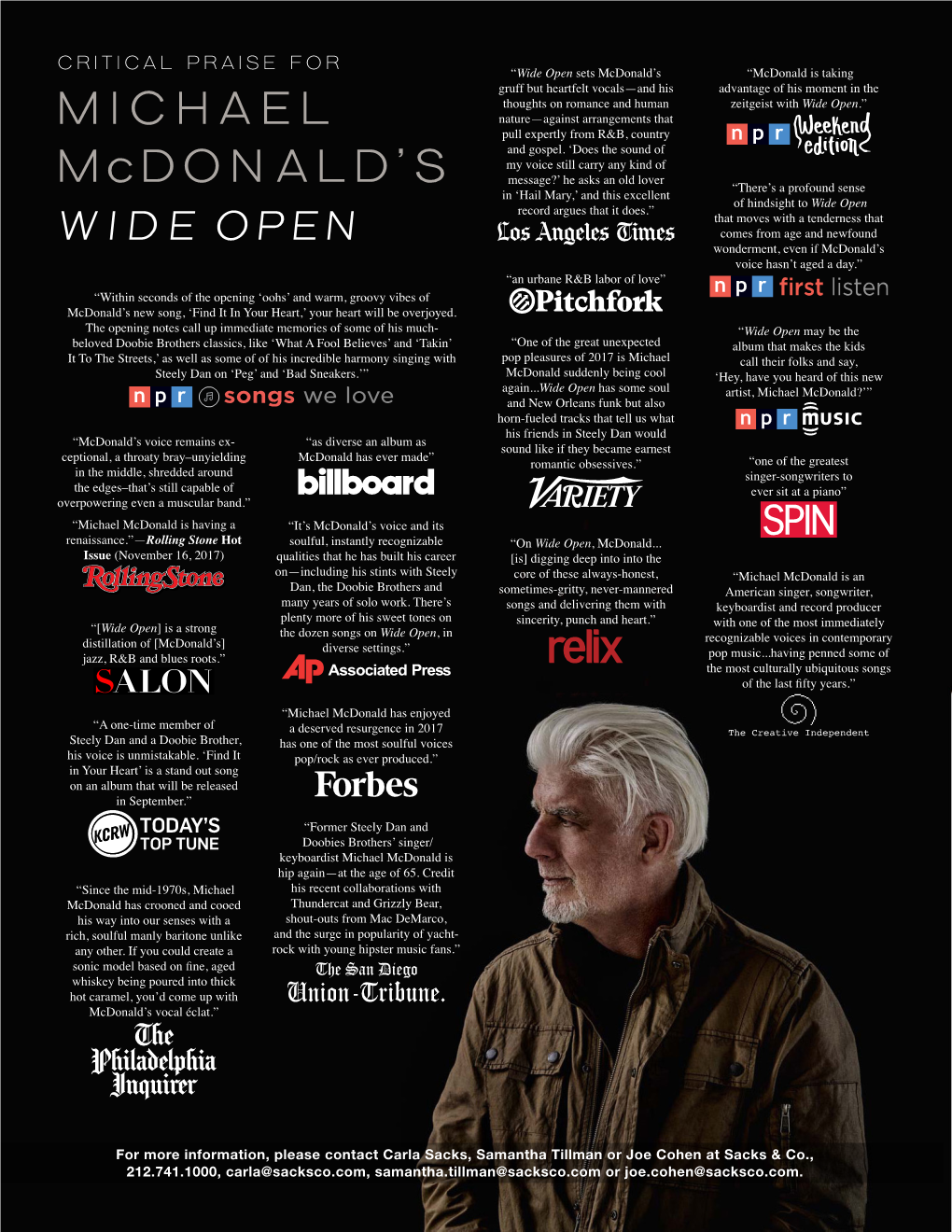 MICHAEL Mcdonald's