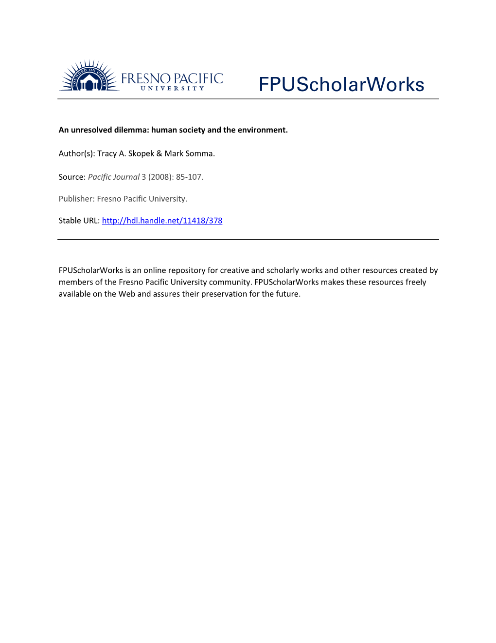 Fpuscholarworks