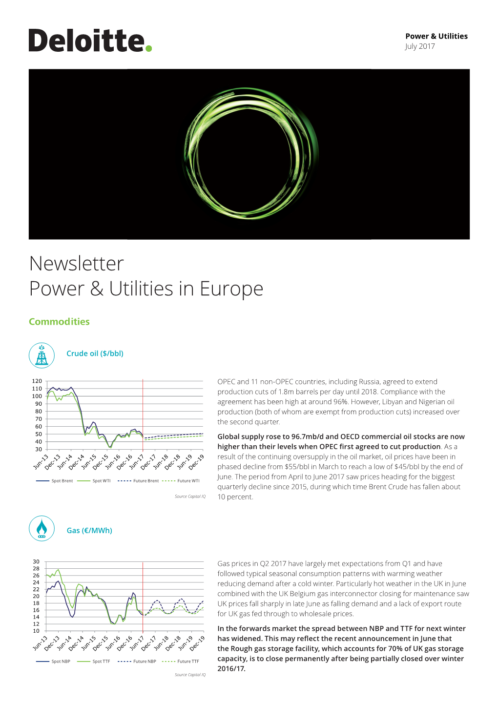 Newsletter Power & Utilities in Europe