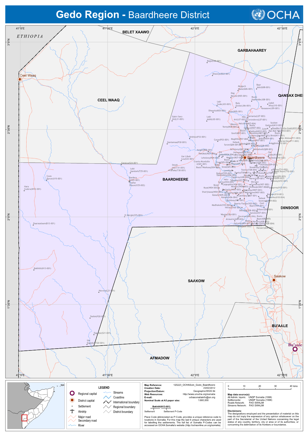 Gedo Region - Baardheere District