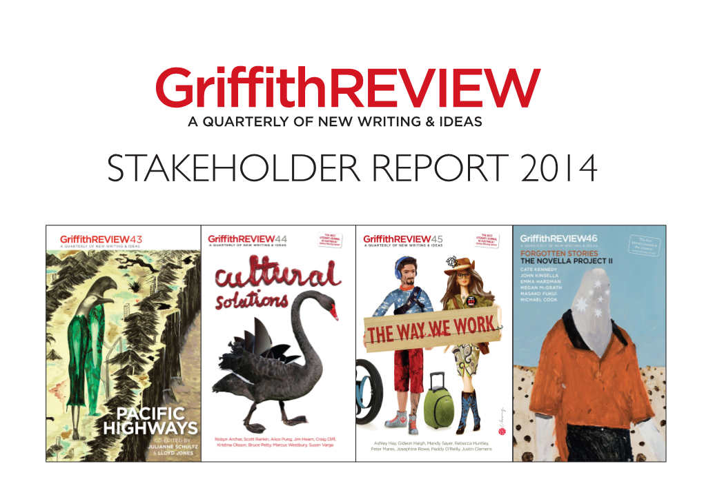 STAKEHOLDER REPORT 2014 MAKING an IMPACT Public Domain