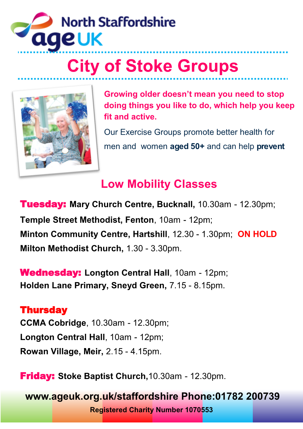City of Stoke Groups