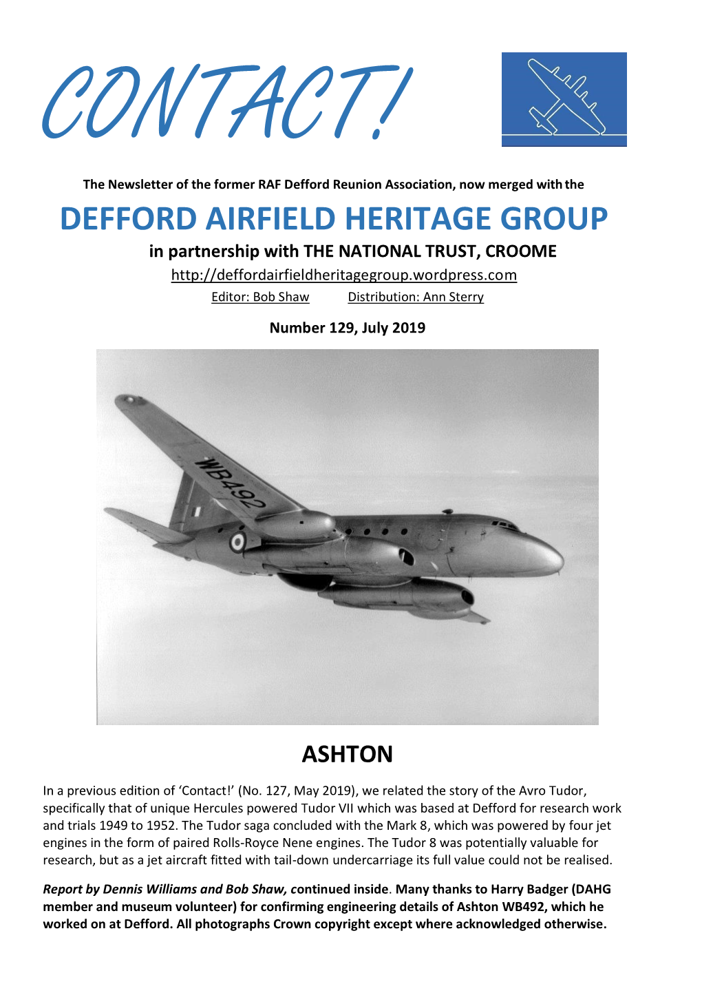 Defford Airfield Heritage Group