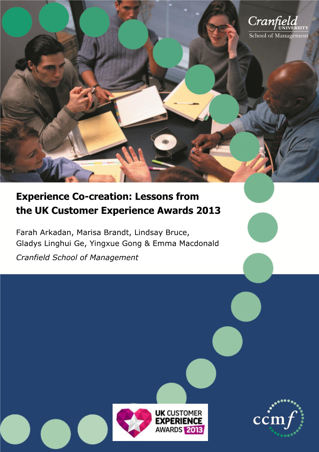 Experience Co-Creation: Lessons from the UK Customer Experience Awards 2013
