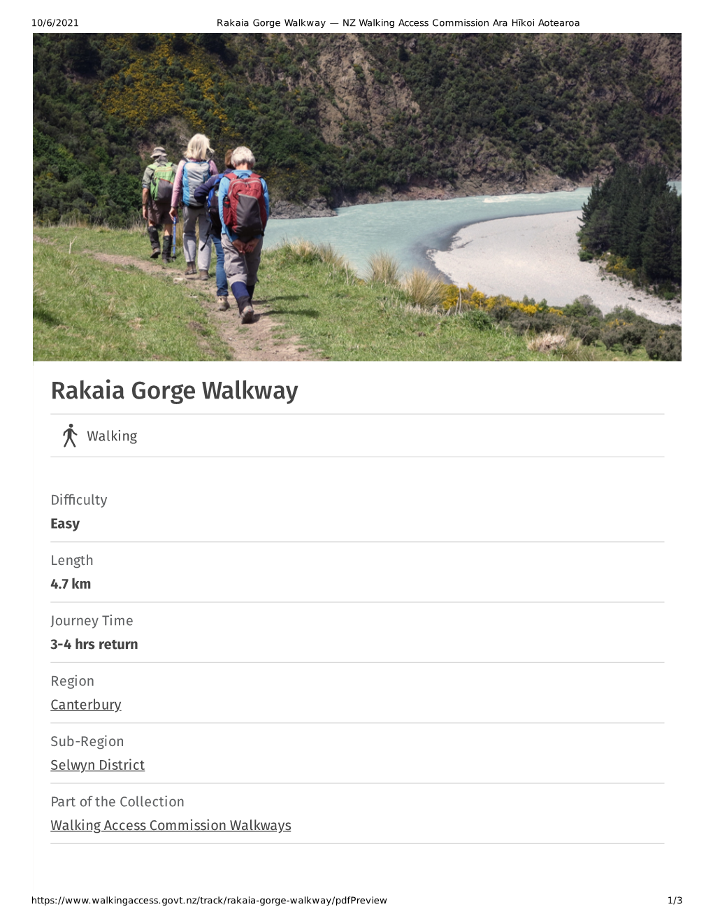 Rakaia Gorge Walkway — NZ Walking Access Commission Ara Hīkoi Aotearoa