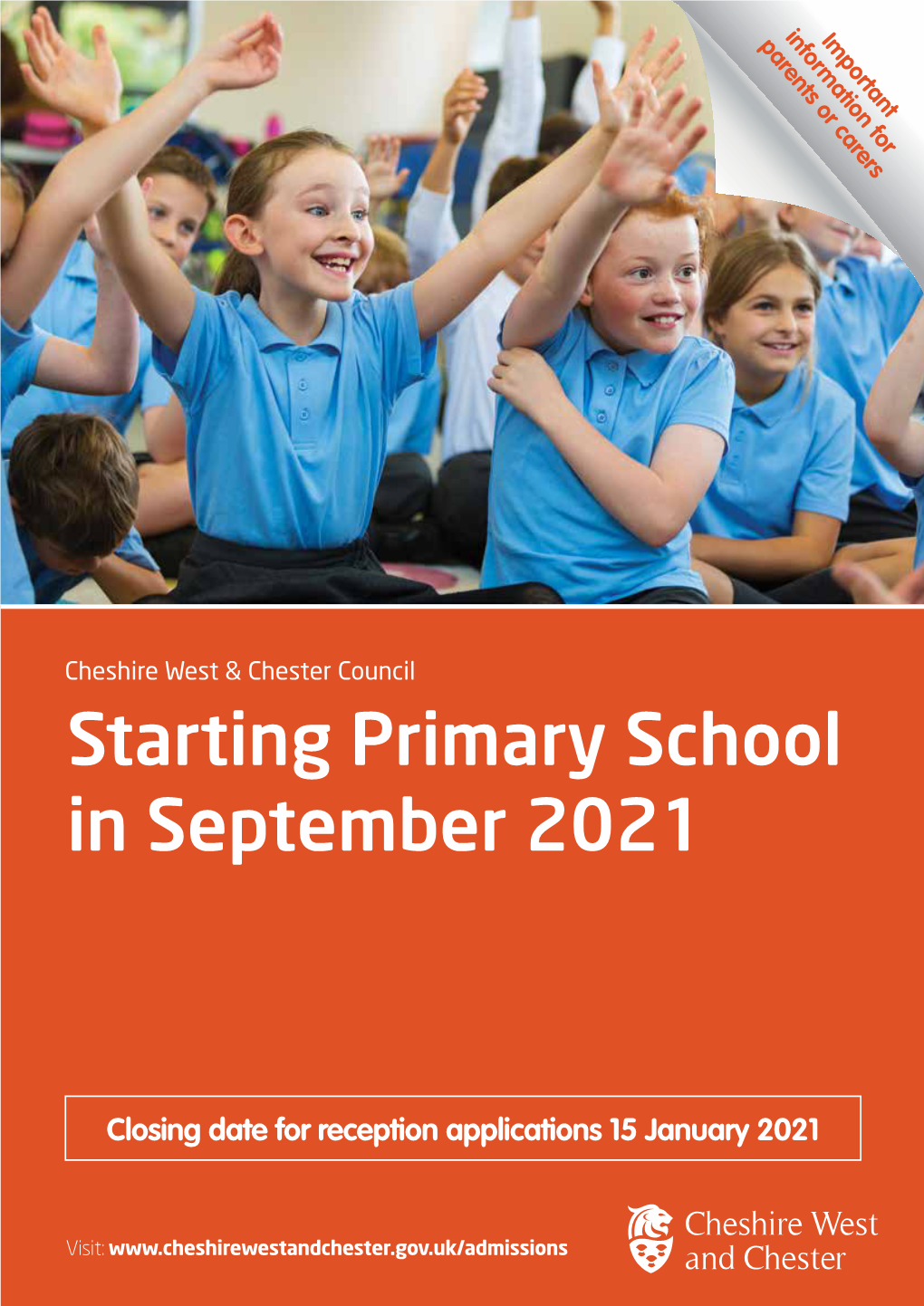 Starting Primary School in September 2021