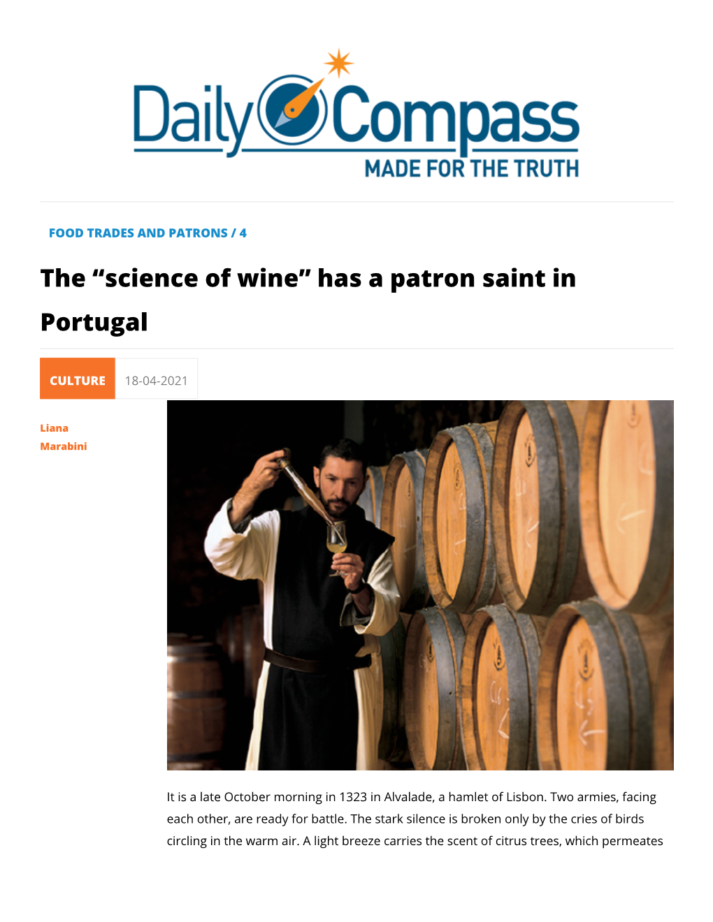 The “Science of Wine” Has a Patron Saint in Portugal