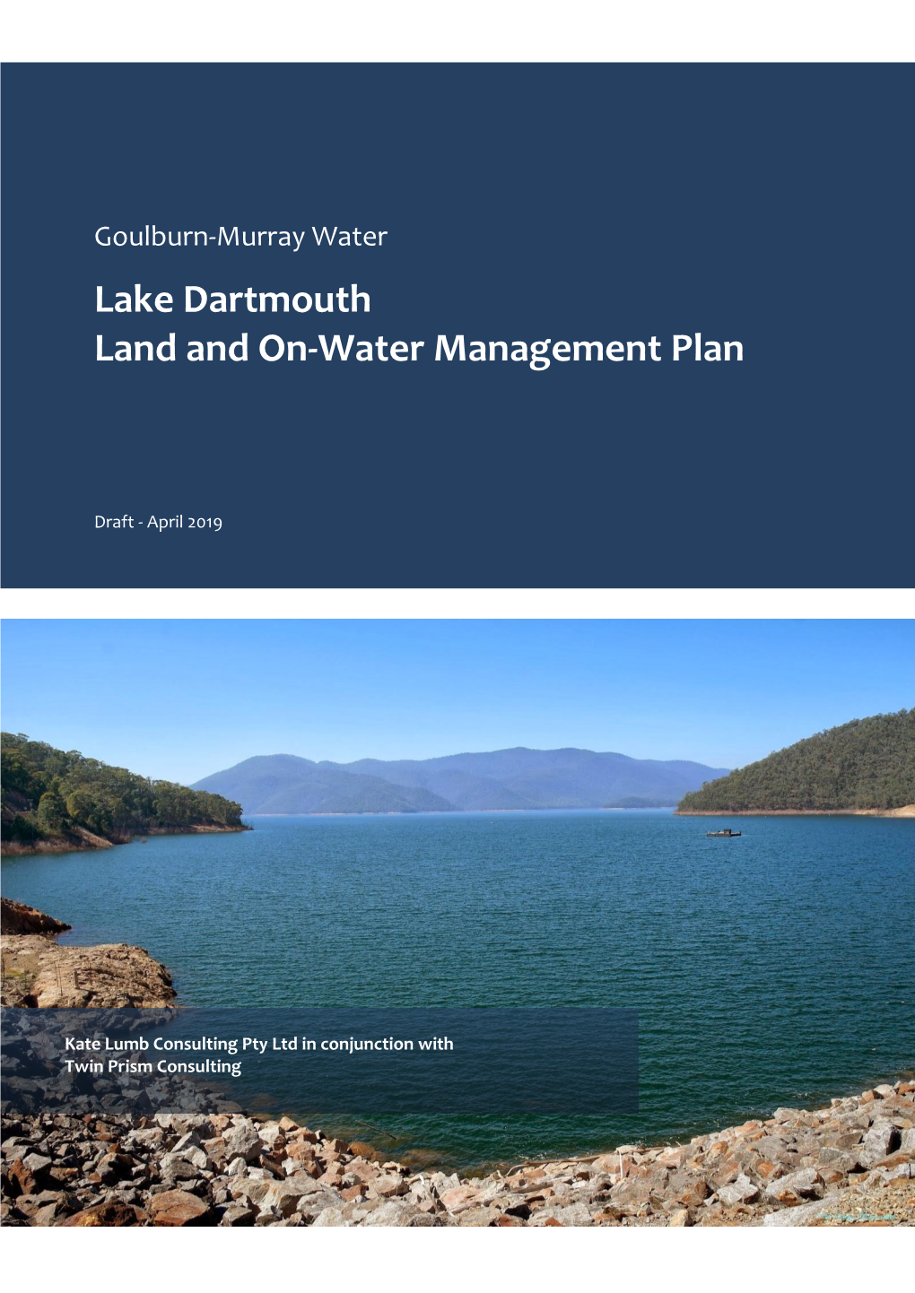 Lake Dartmouth Land and On-Water Management Plan