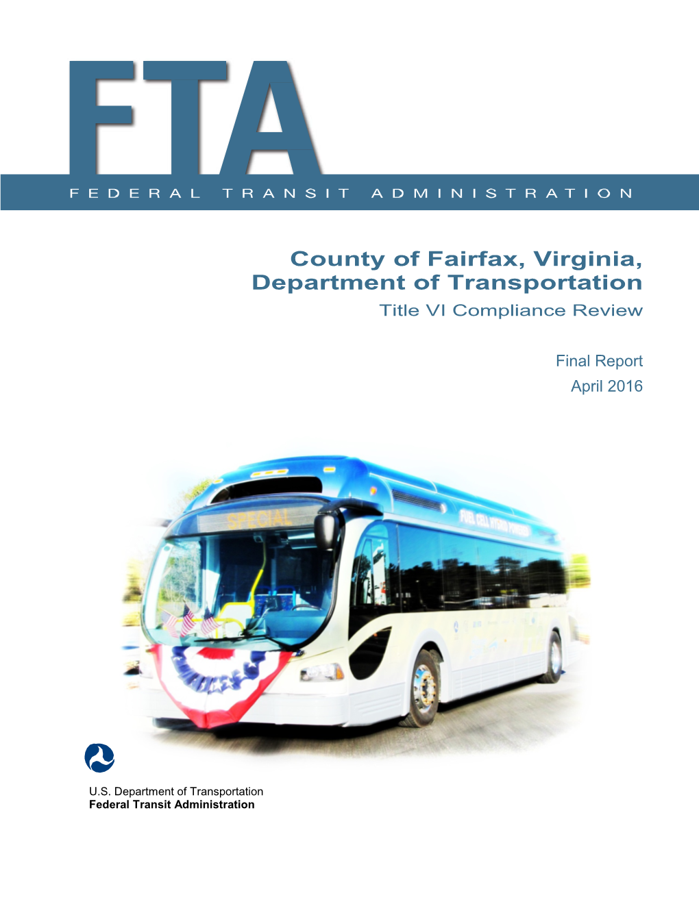 County of Fairfax, Virginia, Department of Transportation Title VI Compliance Review