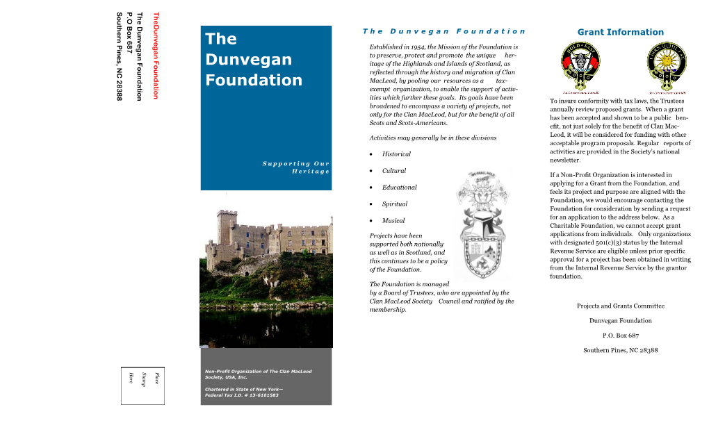 The Dunvegan Foundation