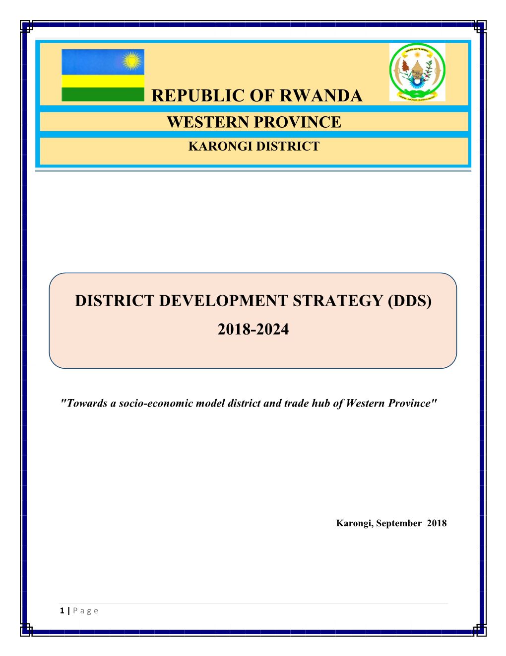 Republic of Rwanda Western Province