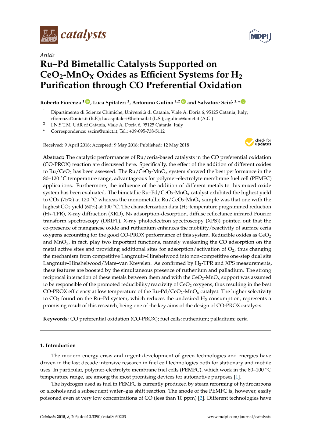 Ru–Pd Bimetallic Catalysts Supported on Ceo2-Mnox Oxides As Efficient