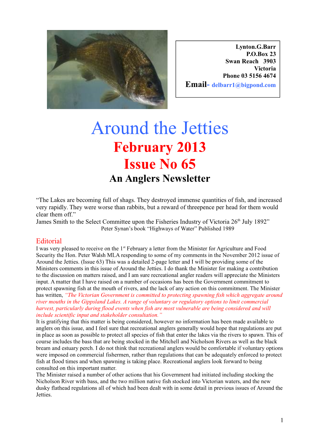 Around the Jetties 65