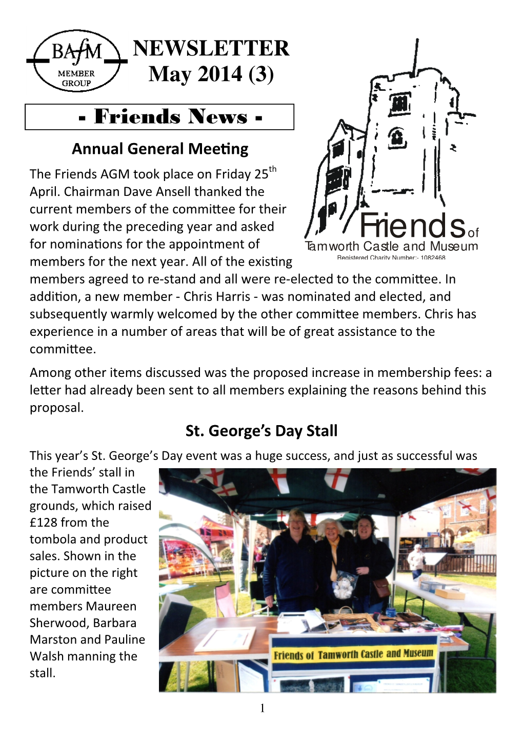 Newsletter 3, May 2014