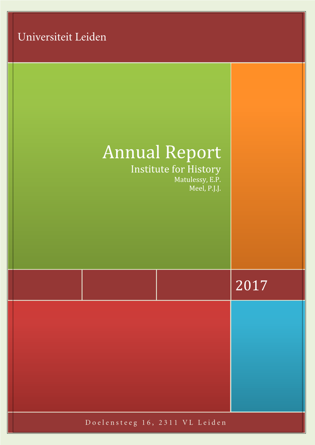 Annual Report Institute for History Matulessy, E.P