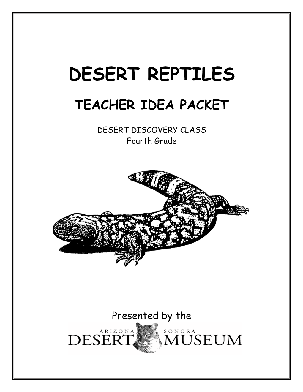 Desert Reptiles