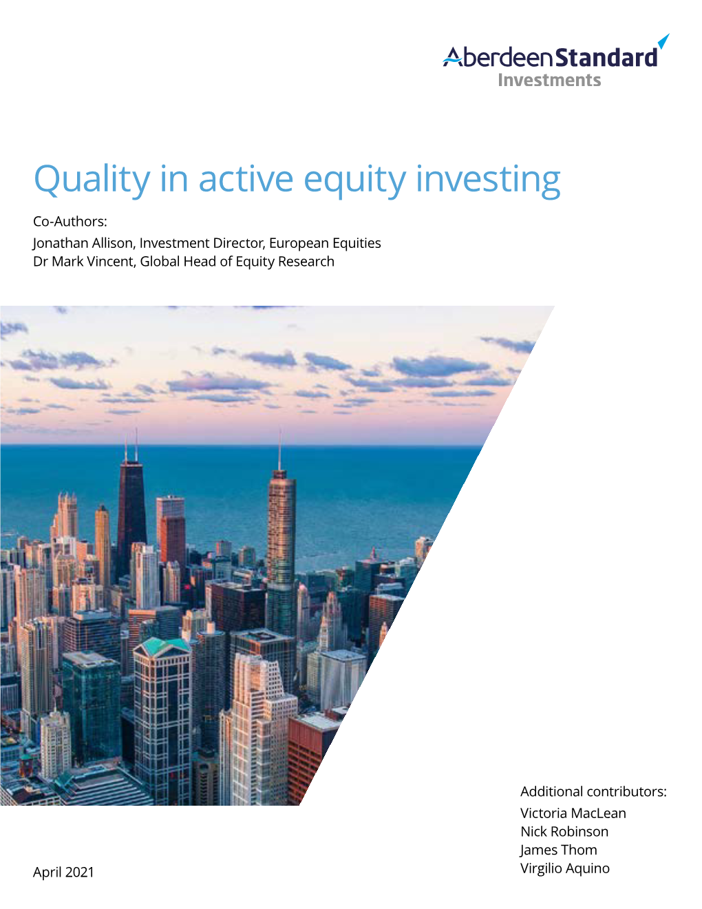 Quality in Active Equity Investing