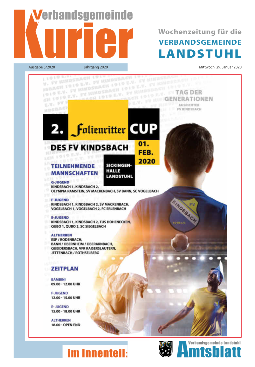 Amtsblatt Mitteilungsblatt Der Verbandsgemeinde Landstuhl Seite 2 Ausgabe 5/2020 - Mittwoch, 29