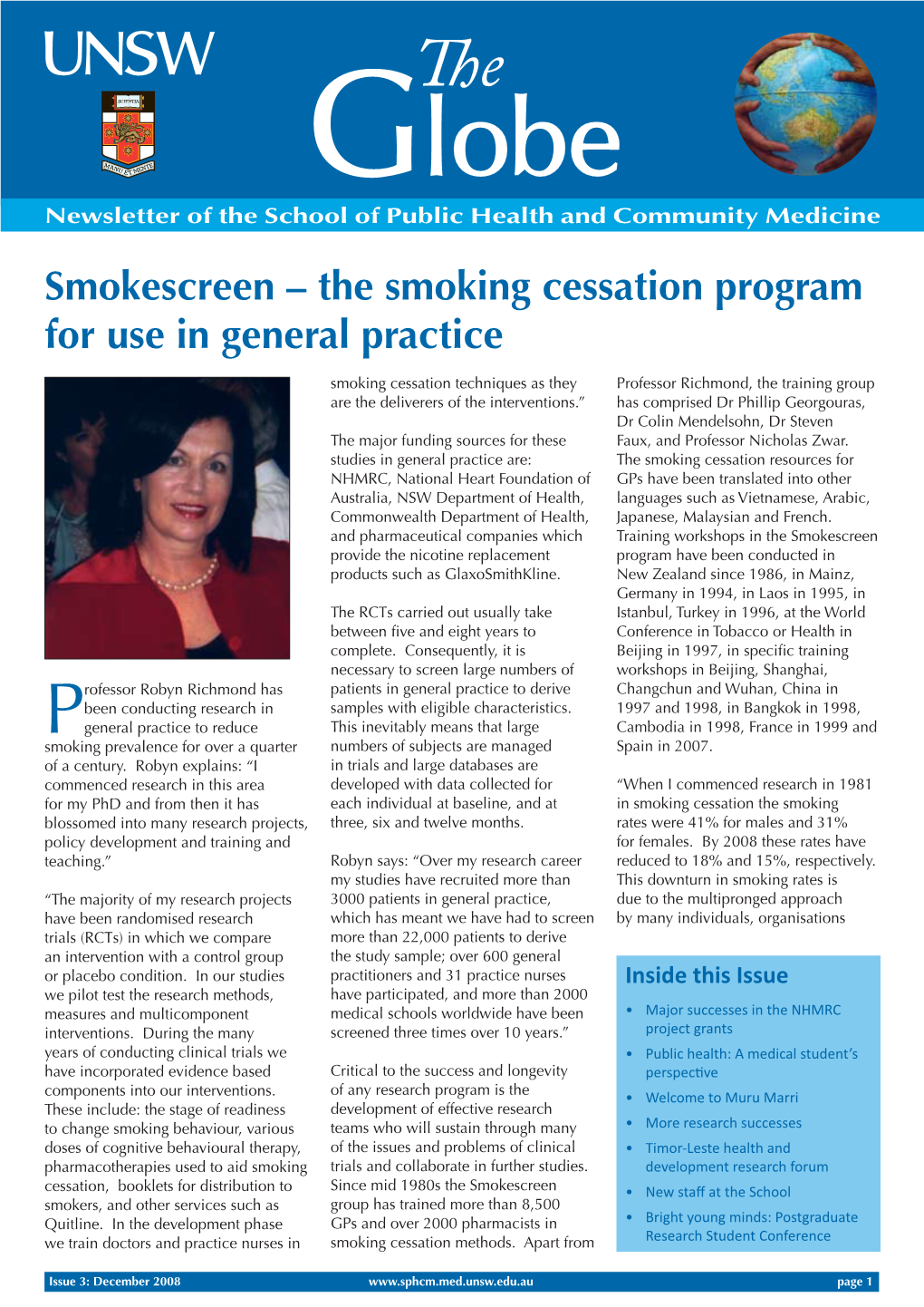 Smokescreen – the Smoking Cessation Program for Use in General Practice