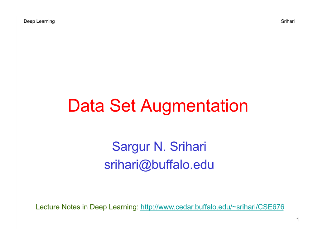 Data Augmentation