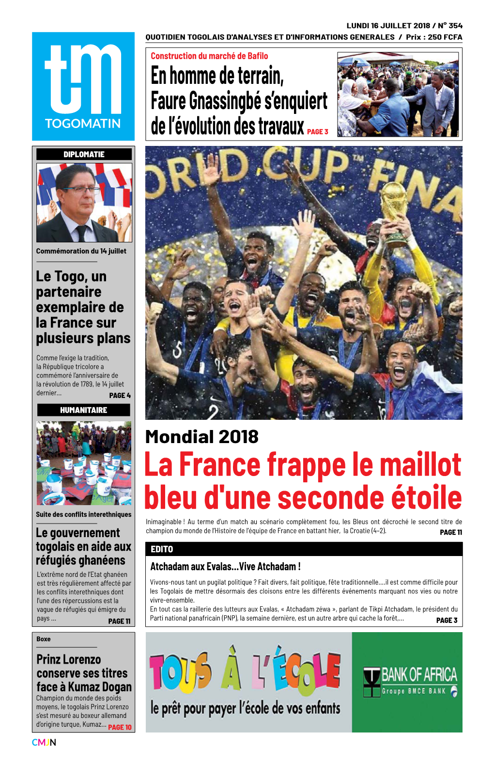 La France Frappe Le Maillot Bleu D'une Seconde Étoile