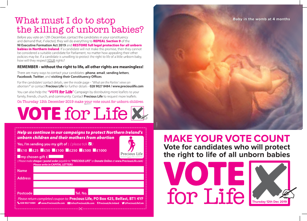 What Must I Do to Stop the Killing of Unborn Babies?