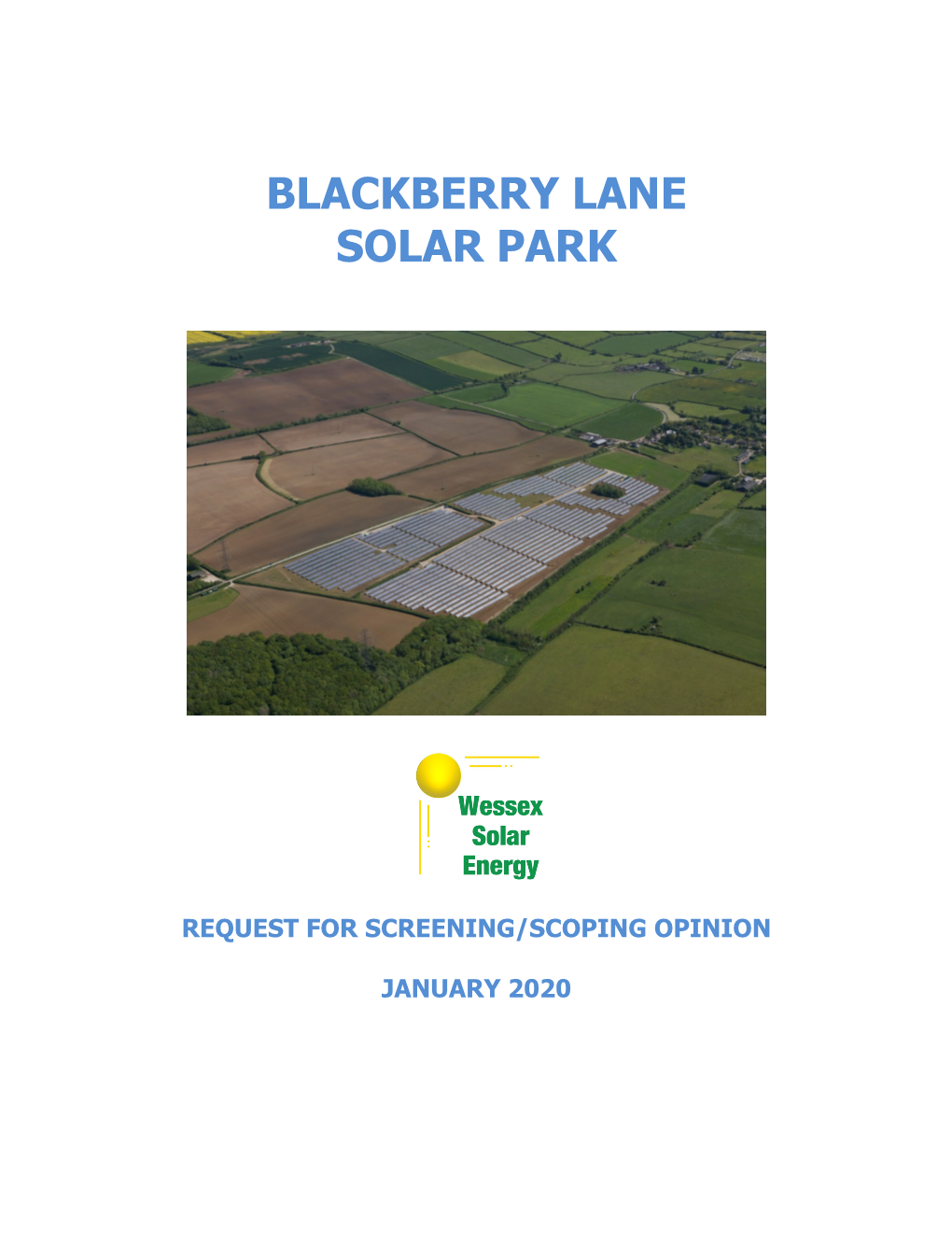 Blackberry Lane Solar Park