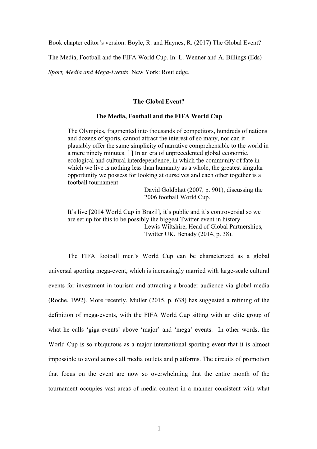 The Global Event.Pdf