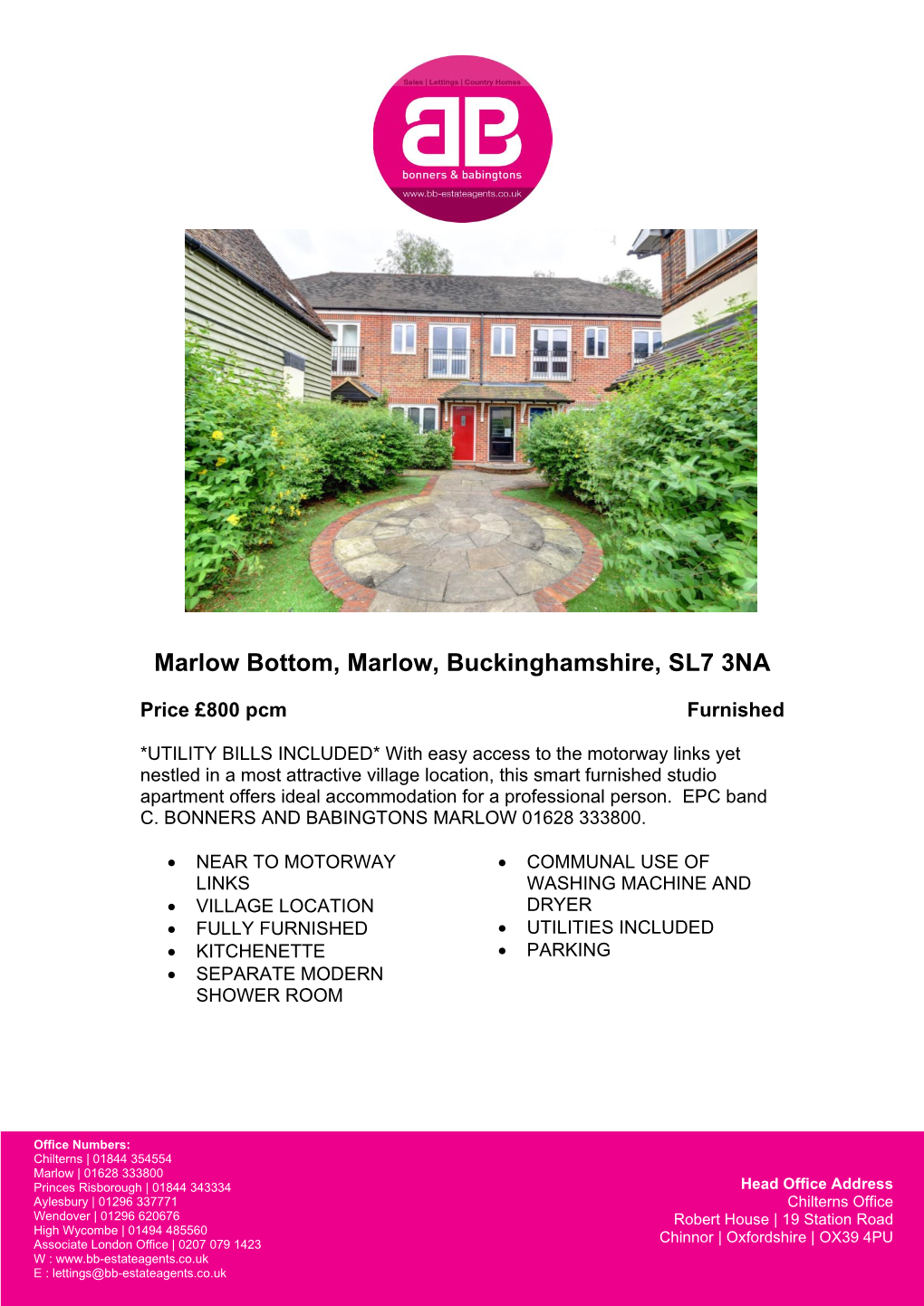 Marlow Bottom, Marlow, Buckinghamshire, SL7 3NA