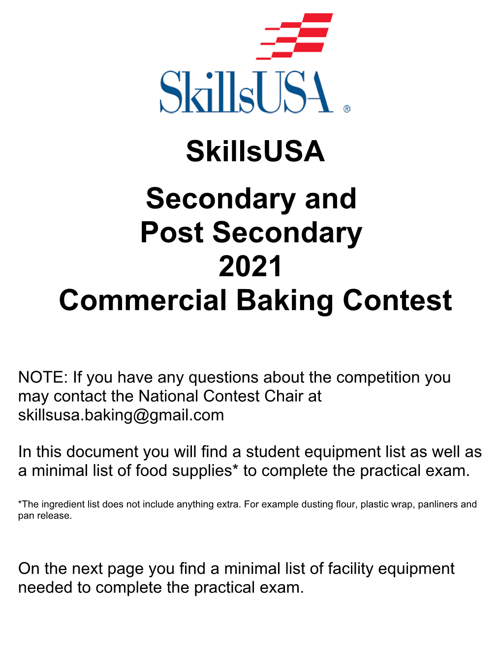 Commercial Baking Update