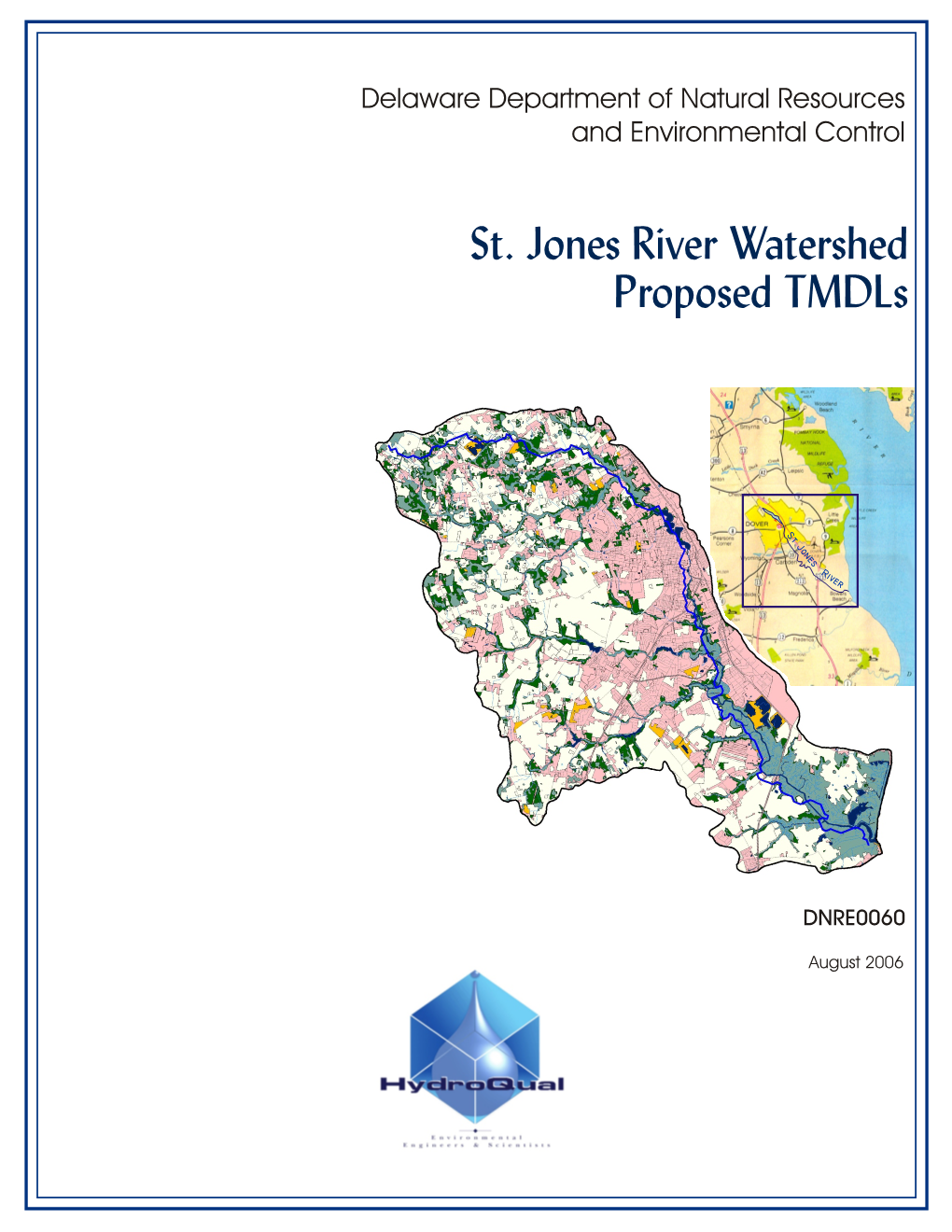 St. Jones River Watershed Proposed Tmdls