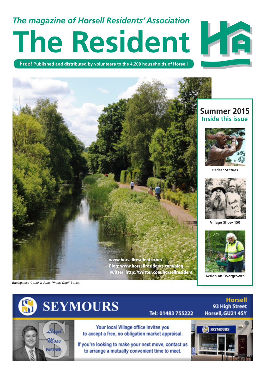 The Resident Free! Published and Distributed by Volunteers to the 4,200 Households of Horsell