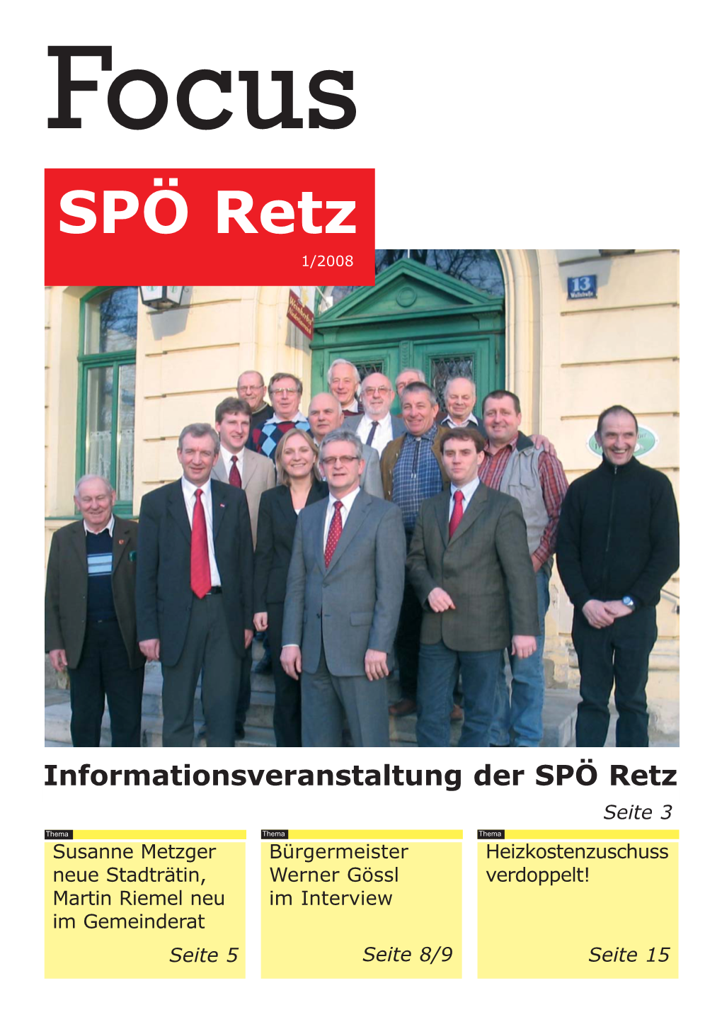 SPÖ Retz 1/2008