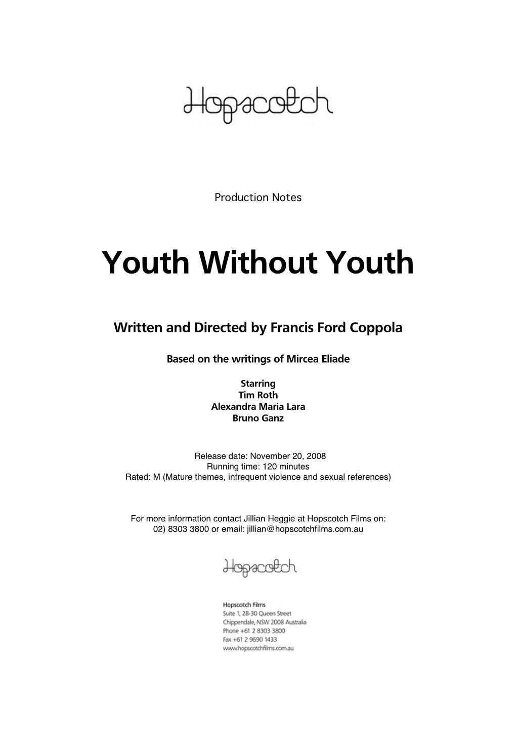 Youth Without Youth