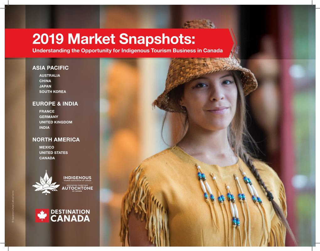 2019 Market Snapshots: Understanding the Opportunity for Indigenous Tourism Business in Canada