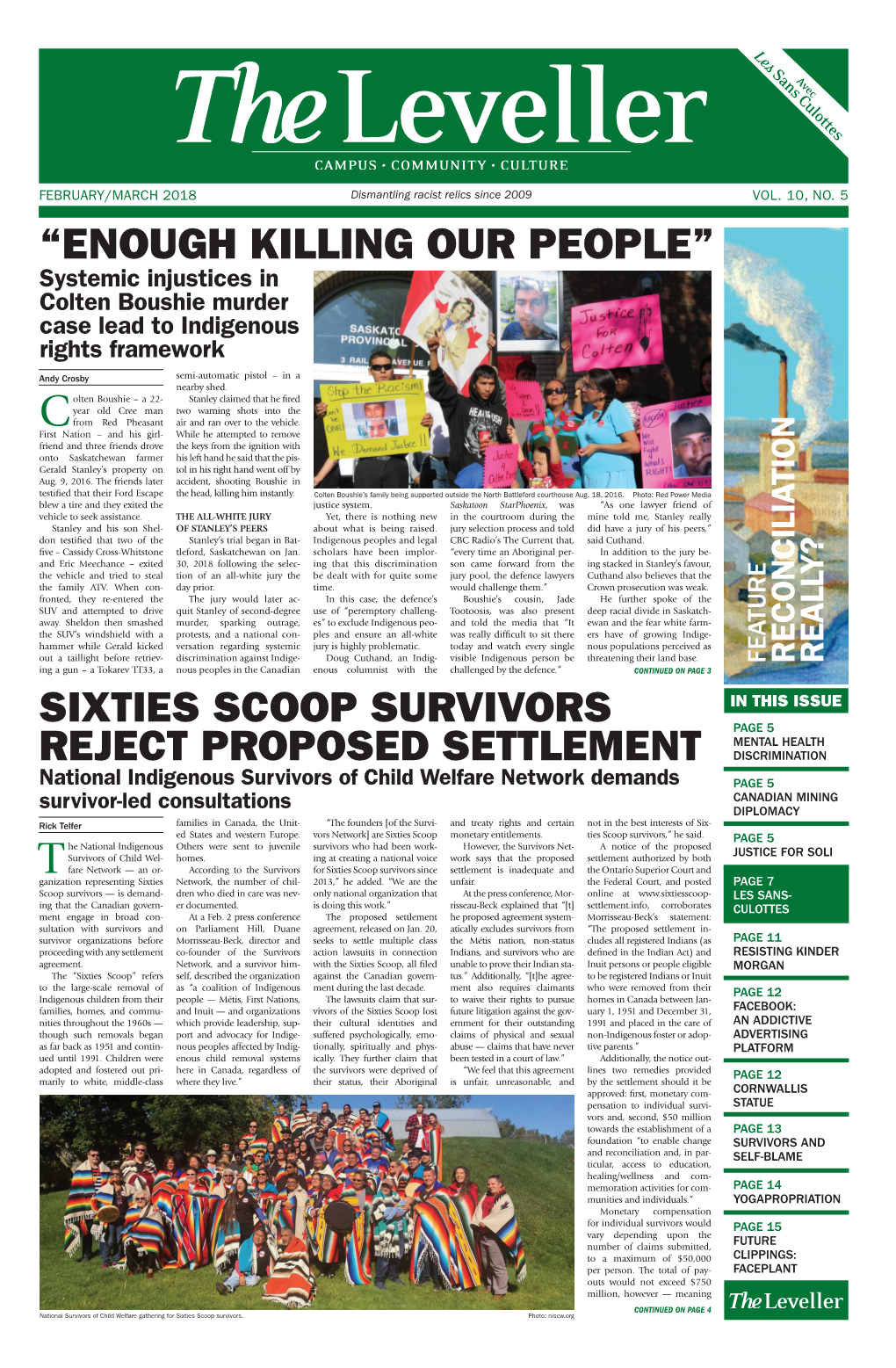 Sixties Scoop Survivors Reject Proposed Settlement Page 5