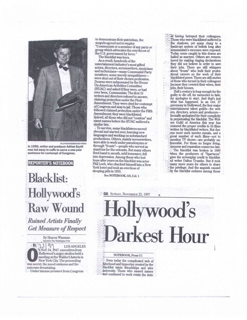 Hollywood's Darkest Hour