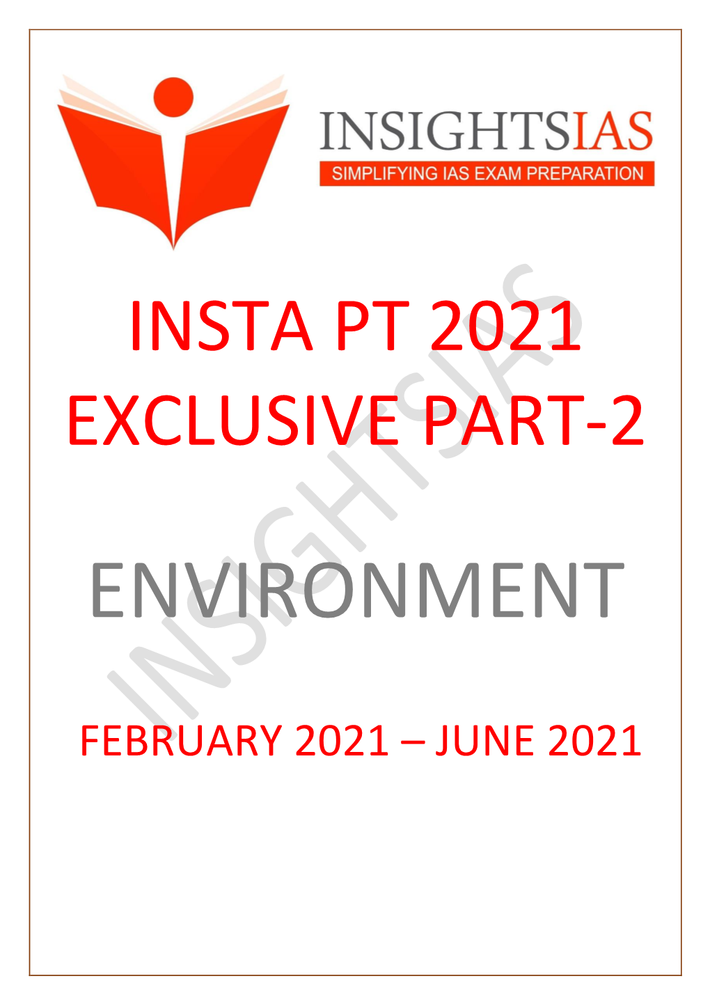 Insta Pt 2021 Exclusive Part-2 (Environment)
