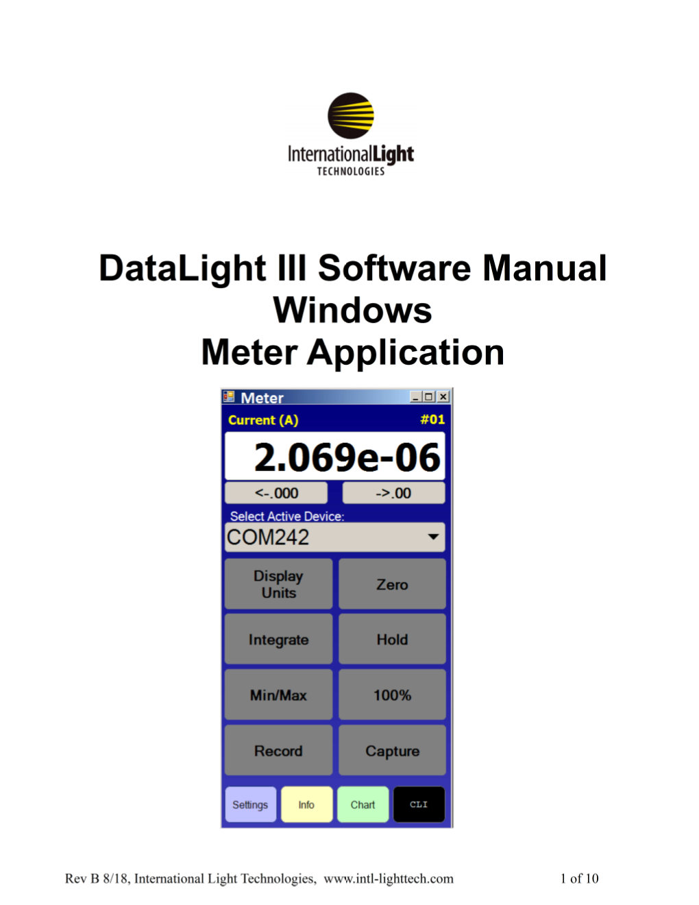 Datalight III Manual