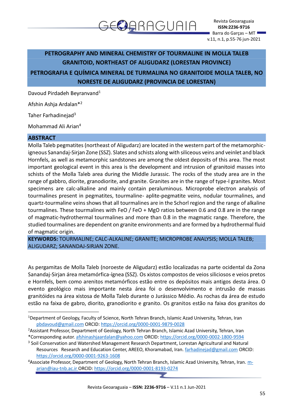 Petrography and Mineral Chemistry Of